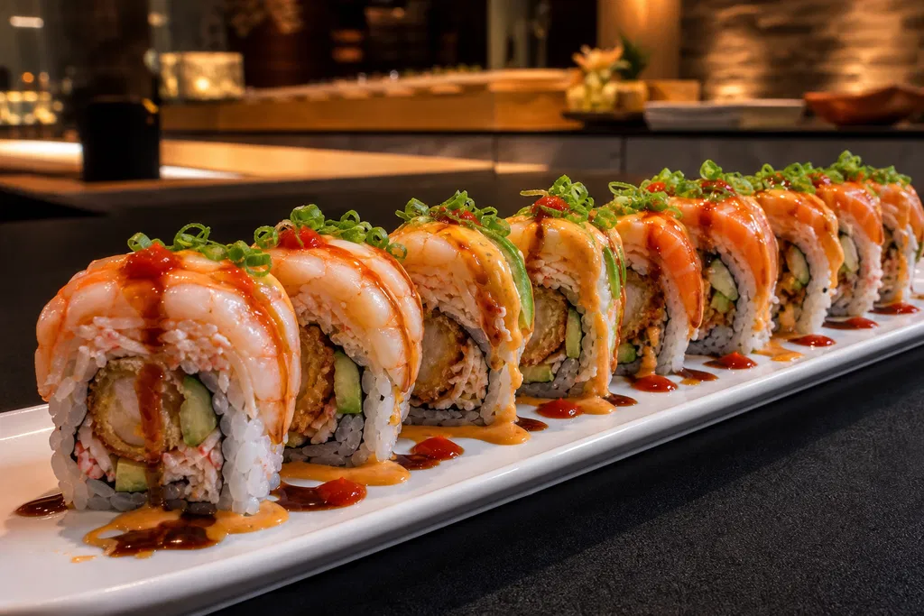 Spicy Lotus Roll (8 pcs)